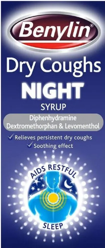 Benylin dry cough night syrup - benylin,
