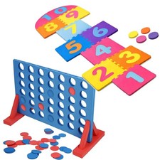 Giant Connect Four & Hopscotch