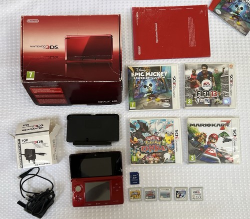 Nintendo 3ds metallic red - nintendo,