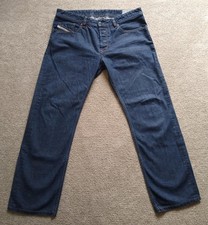 Mens Diesel WAYKEE Regular Straight Blue Jeans W33 L29 Wash 0088Z