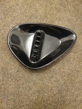 Stylish Art Deco Anholt Melamine Boomerang Ashtray Black Vintage