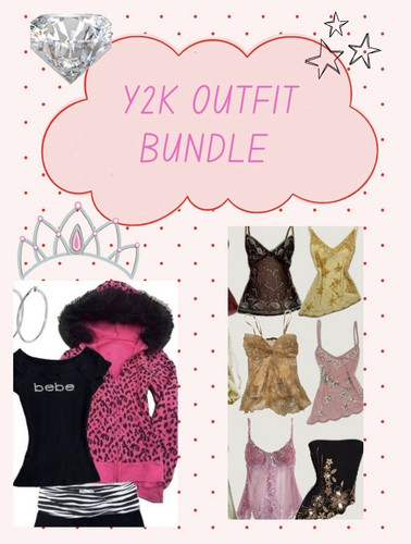 Y2k women outfit - women's, bundle.