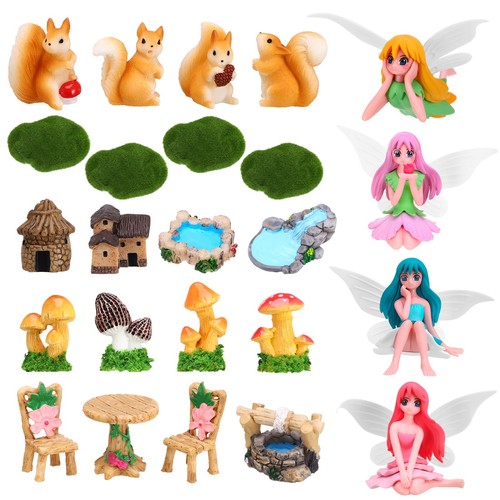 23pcs fairy garden - 23pcs,