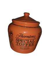 Vintage Thornton's Special Toffee Original Pottery Jar 