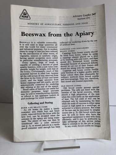 Beeswax from the apiary - "beeswax,