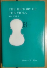 Violin Book: The History of the Viola, Riley, Maurice HB musical instruments