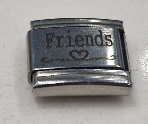Friends italian charm link 9mm - friends,