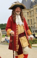 Men 18th Century Red Pirate