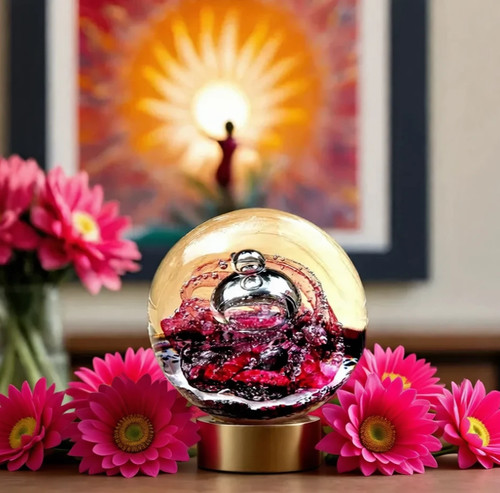 Selkirk glass paperweight - glass,