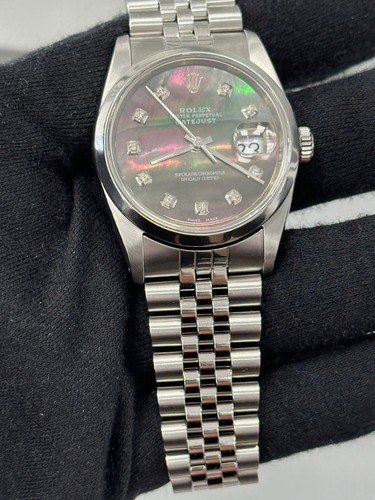 Rolex datejust 16200 - rolex, tahitian