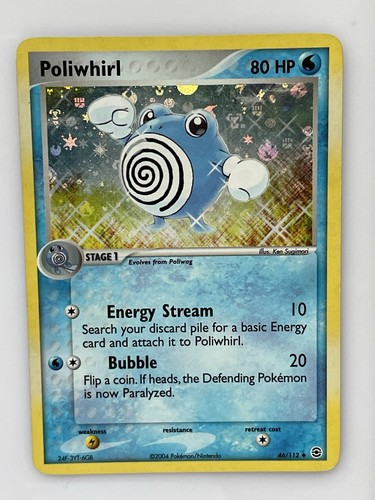 Poliwhirl 112 firered - poliwhirl, 46/112
