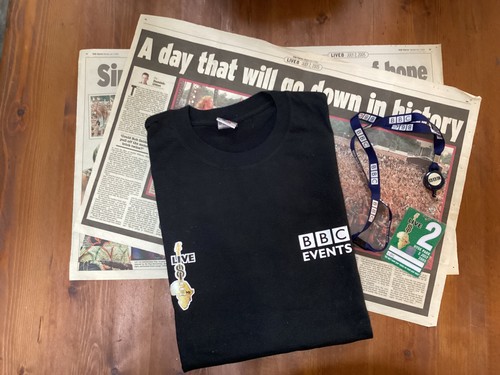 Live memorabilia t - live, shirt