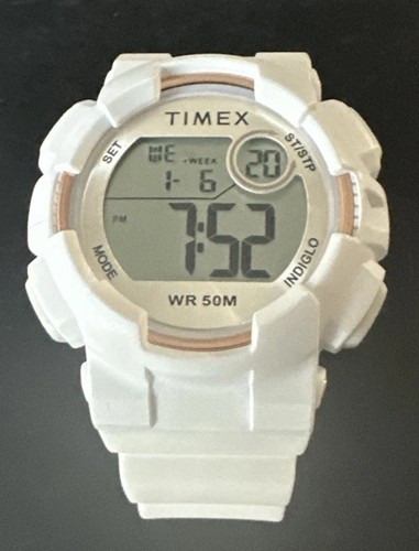 Timex indiglo tw5m31000 white - timex,
