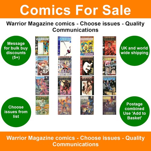 Warrior magazine comics - warrior,