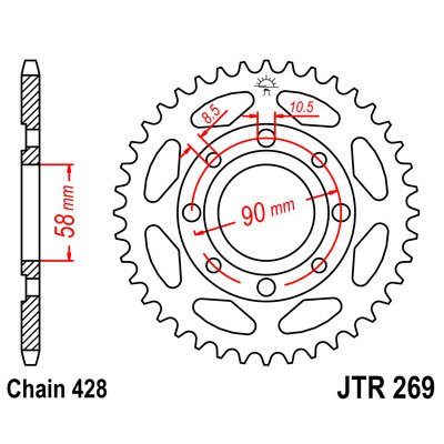 44502 steel rear transmission - 44502-steel,