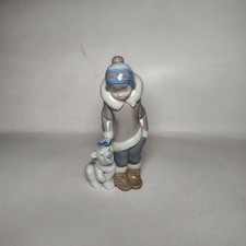 LLADRO Retired Eskimo Boy with