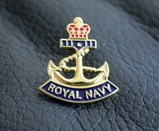 THE ROYAL NAVY BADGE ANCHOR