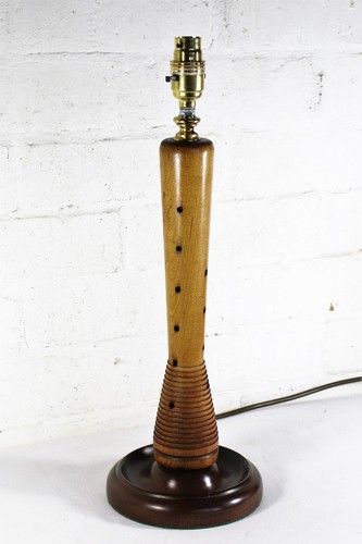 Table lamp large wooden - table,