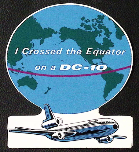 Vintage crossed the - the, equator
