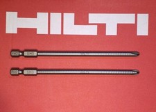 2 TIPS, NEW ORIGINAL BITS, GENUINE HILTI SMD 57 COLLATED SCREWGUN PART.