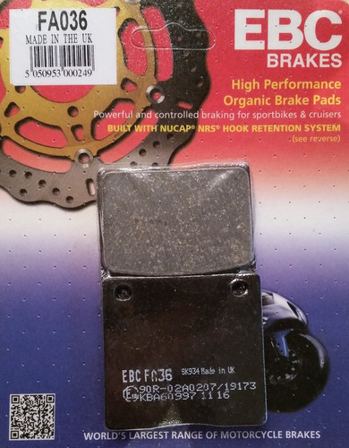 Fa036 ebc premium brake - premium, pads
