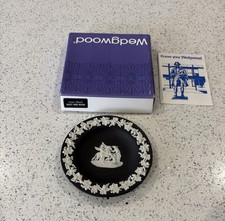 Wedgwood Jasper Black Sweet Dish Round Boxed