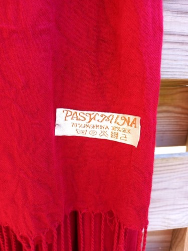 Dark red pashmina - dark, shawl