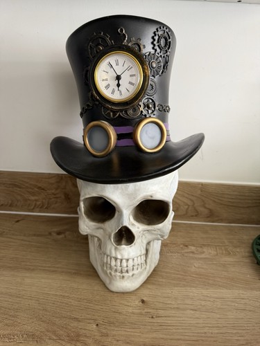 Steampunk halloween goth skull - steampunk,