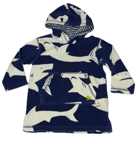 Mini boden shark aop hooded - mini,