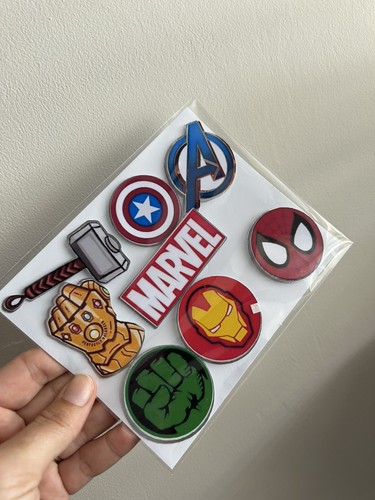 Marvel themed cupcake toppers - cupcake,