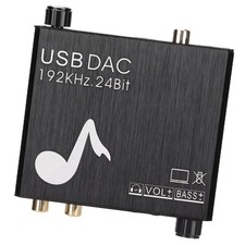 DAC Converter 24 Bit Converter With Volume And Bass Control For