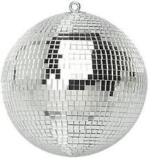Soundlab 20cm 200mm Lightweight Disco Light Mirror Ball - Silver