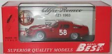 Model Best 1:43 9067 Red Alfa Romeo TZ1 #58 1964 Targa Florio Bussinello/Todaro