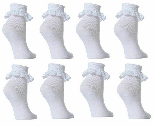 White pair bobby socks rock - 3,