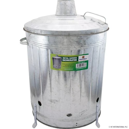 Medium incinerator galvanised - incinerator,