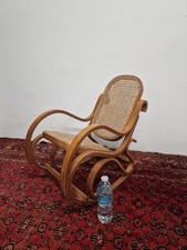 Vintage small bent wood cane - bent,