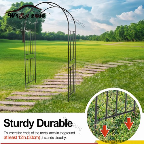 Metal garden arch 2ftx4 - metal,