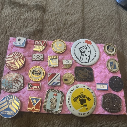 Vintage ice hockey badge - vintage,