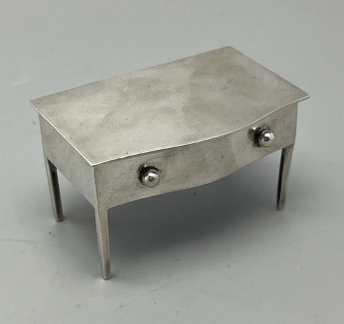 Edwardian silver double - edwardian, stamp