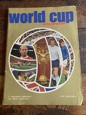 1970 World Cup Souvenir Football Magazine Monthly Goal Publication