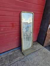 4ft Tall Industrial Wall Mirror With Shelf Storage, Retro Look, Pub, Restaurant 