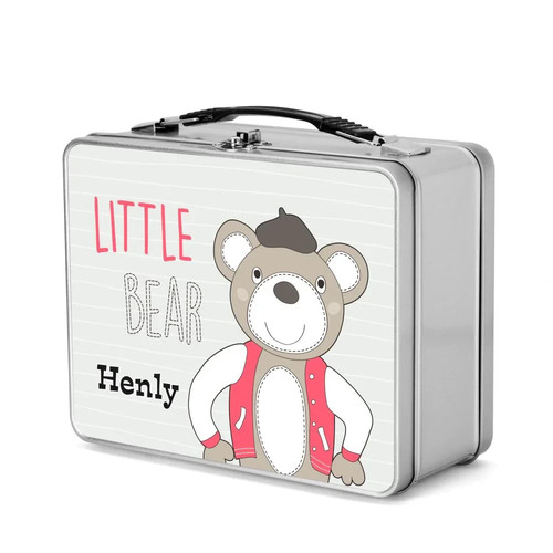 Personalised metal lunch box - lunch,