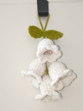 Hand made lily of the valley/bell flower/snowdrop hanging decoration