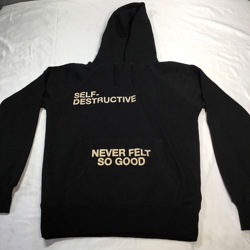 Drop dead men black hoodie - men's,