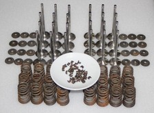 BMW M54 Engine. OEM Intake & Exhaust Valves, Springs, Spring Plates & Collets.