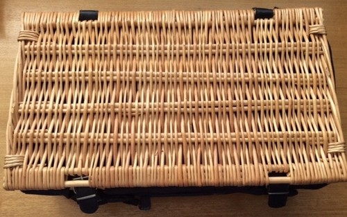 Wicker basket hamper picnic - basket,