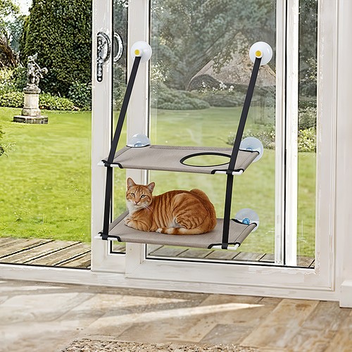 Double layer cat window - layer,