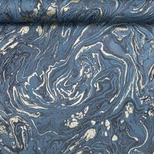 Blue Gold Marble Wallpaper