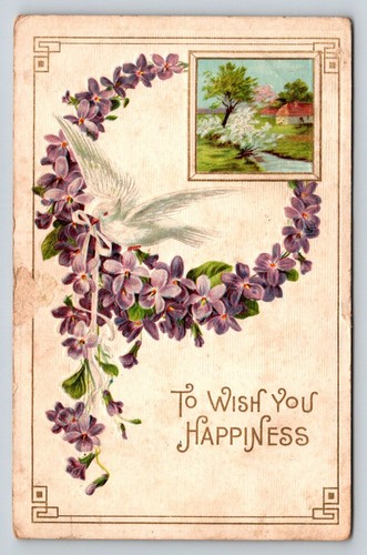 Vintage embossed lilac - vintage,