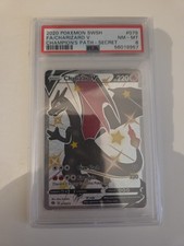 Pokemon Charizard v 079/073 Secret Rare Champions Path Graded PSA 8-Shiny